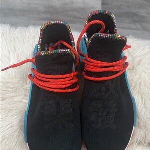 adidas Black and Red Athletic Shoes